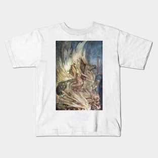 Twilight of the Gods, Arthur Rackham Kids T-Shirt